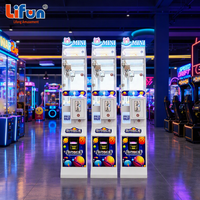 LIFUN Space Warriors Mini Machine à griffes à monnayeur, attrapeur de peluches, petit jeu d'arcade à grue, distributeur de prix