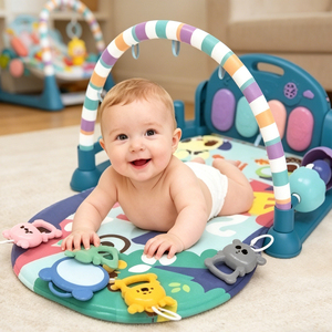 Alfombra <span class=keywords><strong>de</strong></span> Juego Multifuncional para Bebés con Pedal <span class=keywords><strong>de</strong></span> Piano, Juguetes Colgantes y Proyección <span class=keywords><strong>de</strong></span> Luz Estelar, Tapete <span class=keywords><strong>de</strong></span> Actividades para Bebés - Product Image 6