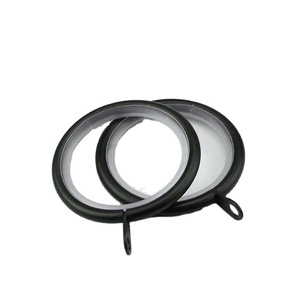 Accessoires pour tringle de fenêtre blanche : support, patère, œillets, crochet métallique, anneau de rideau de douche pour salle de bain, pince - Product Image 3