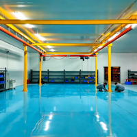 WEMAX Promotion Grue Ponteuse Flexible Combinée 3000 kg Hauteur de Levage 20 m Monopoutre Moteur PLC Portée Personnalisée CE
