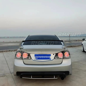 สปอยเลอร์ Honda Civic FD2 ปี 2006-2015 วัสดุ ABS คุณภาพสูง สปอยเลอร์หลังรถยนต์ สีรองพื้น สำหรับ Honda Civic - Product Image 6