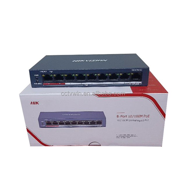 Hik Brand 8 Port Fast Ethernet Unmanaged POE Switch DS-3E0109P-E/M