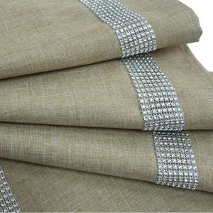 Cinturón de taladro de tela catiónico, diseño plano, mantel, corredor, hogar, decoración sencilla de lujo, Bandera de mesa - Product Image 4