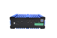 Mini Pc industriel IPC intégré sans ventilateur, ordinateur de projecteur compact 8 Lan
