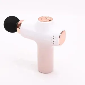 Factory Direct Sale Customized High Quality Mini 4 Heads Brushless Electric Hot And Cold Massage Gun