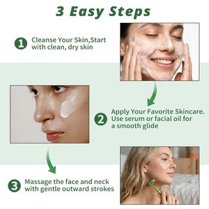 Boule de massage faciale en jade Xiuyan vert pour usage domestique avec des propriétés anti-âge et anti-cellulite - Product Image 2