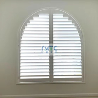 Persianas de forma especial de salida de fábrica, persianas redondas para ventanas, ventanas arqueadas, persianas triangulares