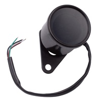 Takometer Speedometer Sepeda Motor Digital, Odometer Tahan Air Universal dengan Lampu Latar Led Tujuh Warna Reset