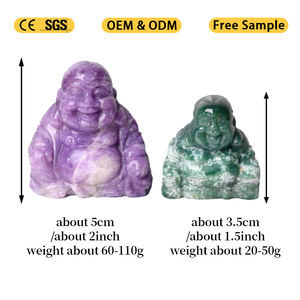 Toptan yüksek kalite şifa kristalleri ve taşlar zanaat buda kristal oymalar ev dekorasyon için - Product Image 2