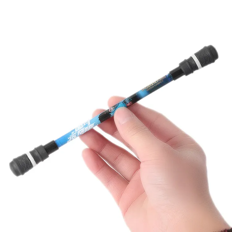 Bolígrafo giratorio de juguete a presión para principiantes, herramienta para practicar con los dedos, para principiantes