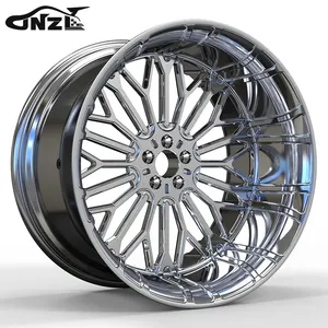 Zhenlun Multi-Spoke H Structure Forged Wheels For Jeep Wrangler Ford Ram F350 F150 Super Duty