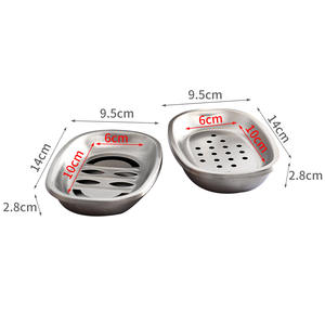 Support mural moderne en acier inoxydable pour savon avec ventouse, étanche, pour salle de bain et hôtel - Product Image 5