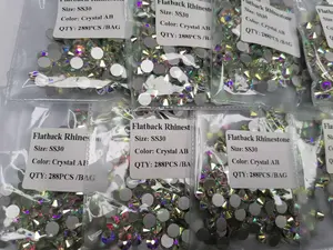 Rhinestone Rhinestones High Quality Hotselling Crystal Ab Flatback Rhinestone Nail Art Decoration