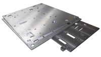Plaque de montage de moteur usinée sur commande CNC |   Support en acier et aluminium de précision |   OEM pour équipement d'automatisation selon les plans