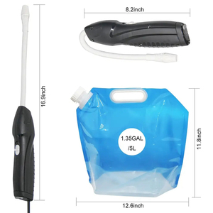 Pulverizador eléctrico con batería portátil, rociador de jardín de plástico tipo C, rociador de mano recargable, boquilla ajustable de 2L, bolsa de transporte - Product Image 3