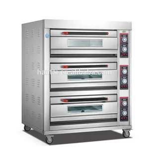 Ce-certificering 3 Dek Bakkerij Elektrische Oven Voor Restaurant