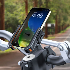 2025 Produk Baru Dudukan Ponsel Fleksibel Anti Guncangan untuk Sepeda Motor Kendaraan Listrik dengan Rotasi 360 Derajat dan Pelepasan Cepat - Product Image 4
