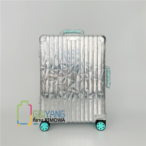 German R Brand Collaboration Aluminum-Magnesium Alloy Lightweight <strong>Luggage</strong> Suitcase Trolley Case Drawbar 21inch Unisex Fashion - Product Image 1