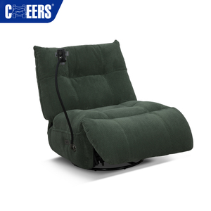Fauteuil pivotant de salon en tissu MANWAH CHEERS pour hôtel, mobilier démontable, fauteuil inclinable rotatif une place, canapé - Product Image 4