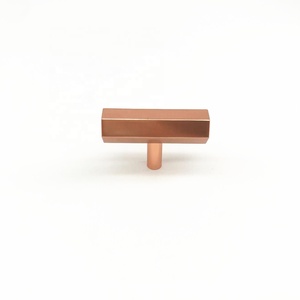 2025-2026 Foshan Handle <strong>Knob</strong> Kosin Factory MLP34 Aluminium Solid Alloy Furniture Cabinet <strong>Drawer</strong> <strong>Rose</strong> <strong>Gold</strong> T Bar Pull Handle - Product Image 2
