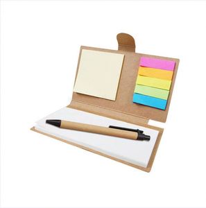 Office & School Supplies Memo <b>Notepads</b> Custom Sticky Notes Pad With Ball <b>Pen</b> - Product Image 3