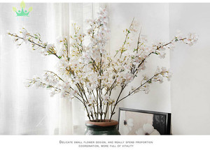 Fleurs de <span class=keywords><strong>cerisier</strong></span> artificielles de cm, vigne de fleurs à suspendre, pour décoration de mariage - Product Image 3