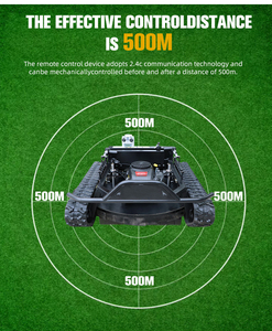 เครื่องตัดหญ้าแบบอัตโนมัติรุ่นใหม่ ขนาด 900 มม. เครื่องยนต์ Loncin 22 แรงม้า มาตรฐาน CE สำหรับฟาร์มเกษตร ปรับความสูงการตัดได้ 0-260 มม. ยี่ห้อ Indus - Product Image 4