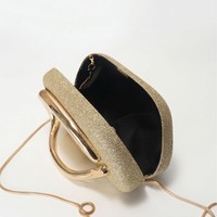 Sac à main décoratif en métal haut de gamme en PU avec strass brillants, nouveau sac de soirée pour femmes, sac à main scintillant léger et luxueux, sac à bandoulière polyvalent