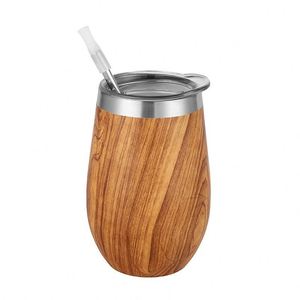 Gobelet isotherme en acier inoxydable à double paroi, droit, 12 oz, pour sublimation - Product Image 4