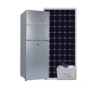 Réfrigérateur solaire à double température mini 198L, économie d'énergie, pour usage domestique, longueur 1,71 pi, largeur 1,8 pi, <span class=keywords><strong>hauteur</strong></span> 4,97 pi - Product Image 1