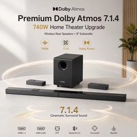 Nova S90 740W Speaker Home Theater Sistem Suara Surround Soundbar dengan Subwoofer untuk TV Heimkino Lautsprecher Stereo Anlage