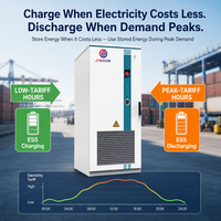 Système de stockage d'énergie intelligent (ESS) industriel et commercial 100 kWh 261 kWh, alimentation extérieure 125 kW 250 kW avec PCS refroidi par liquide