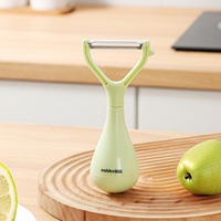 Éplucheur à pommes de terre en acier inoxydable avec logo/couleur personnalisés, couteau à éplucher manuel pour fruits et légumes, pour une utilisation en cuisine