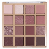 Palette de fards à paupières minéraux 16 couleurs, tons clairs et foncés, neutres, nus, mats, scintillants, longue tenue, maquillage en poudre, vente en gros