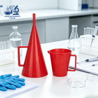Viscosímetro de Embudo Marsh Estándar API, Kits de Prueba de Viscosidad de Lodo para Perforación, Embudo Marsh con Vaso Medidor, Medidor de Contenido de Arena