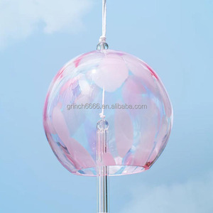 Coloré verre carillons éoliens cloche japonais Edo Furin anniversaire décor à la maison japonais décoratif pendentif cloches - Product Image 6