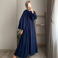 de couleur unie pour femmes manche lanterne manchette élastique patchwork technologie taille ample dubai maxi designs abaya
