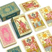 Offre Spéciale – Jeu de 78 Cartes de Tarot Personnalisées en Papier d'Art, Design Durable et Imprimé sur Mesure