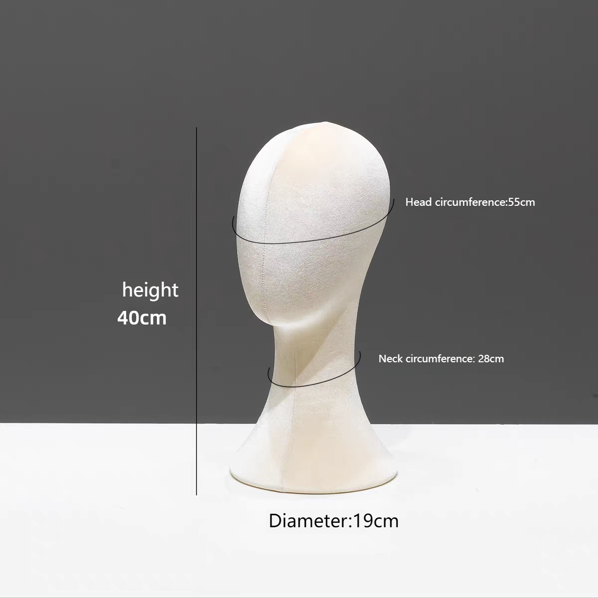 white + short head mold