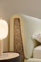 Ensemble de meubles de chambre à coucher au design simple de haute qualité, lit plateforme Queen, cadre de lit King Size, lits doubles modernes en microfibre