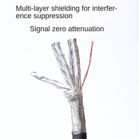 Cable Ethernet de Categoría 8 de 10 Gigabits, Doble Blindaje, Conexión sin Herramientas, 40 Gbps, 2000 MHz, para Computadora y Switch