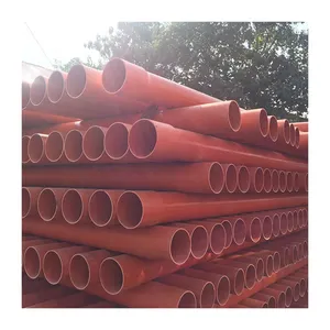 Филиппины пользовательские пластиковые 24 дюймов Оранжевый диаметр ПВХ трубы