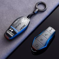 Porte-clés décoratif tendance pour BYD Destroyer 05 Chazor 05 - Accessoires de porte-clés aspect métal/fibre de carbone 2022-2025