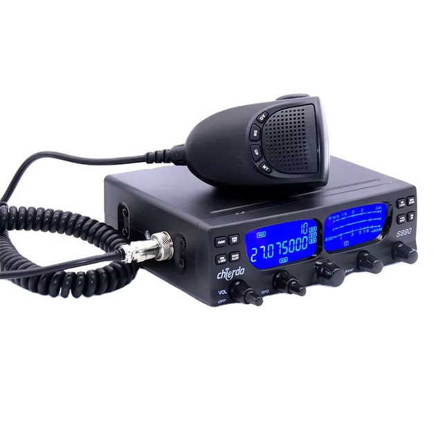 New Arrival S890 CB Radio Mobile Transceiver 40W SSB AM FM 24.5-30.105MHz 50KM Long Range USB Charging Car Truck Base Station