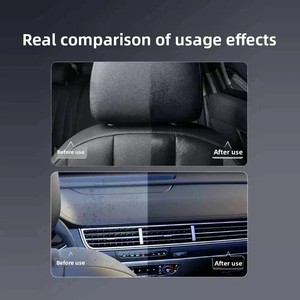 Crema per la Cura degli Interni Auto <span class=keywords><strong>in</strong></span> <span class=keywords><strong>Pelle</strong></span> e Rivestimenti, Detergente Lucidante 2 <span class=keywords><strong>in</strong></span> 1 Incolore per Cruscotto e Plastica - Product Image 3
