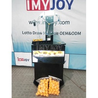 Machine à tirage au sort automatique de billes de ping-pong en acrylique électrique Lucky Dip, 100 pièces, jeu de loterie, machine de vente de loterie automatique