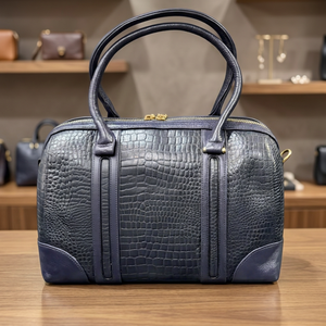 Sac à main en cuir véritable pour femme BS INTERNATIONAL, fermeture à glissière, imperméable, écologique, léger, grand format - Product Image 2