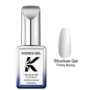 KODIES GEL Base Gel Caoutchouc Structurel, Fournitures <span class=keywords><strong>pour</strong></span> Ongles, Gel de Couleur Base Blanc Laiteux Funny Bunny, <span class=keywords><strong>Vernis</strong></span> Gel Personnalisable avec Logo <span class=keywords><strong>pour</strong></span> Manucure - Product Image 5