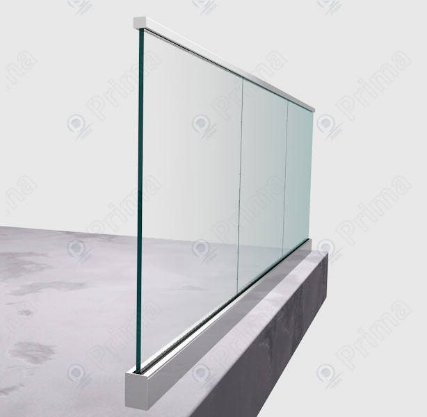 Image showcasing Glass Railing High Quality Personal Design Modern Style New Fashion ...