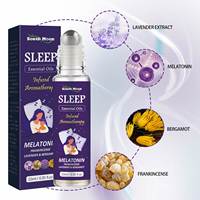 South Moon Offre Spéciale Oem Odm Sommeil Profond Soulager l'Insomnie Oreiller Essence Huile Roller Sérum de Sommeil Bio Lavande & Bergamote